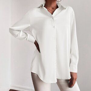Chic Button Up Solid Shirt